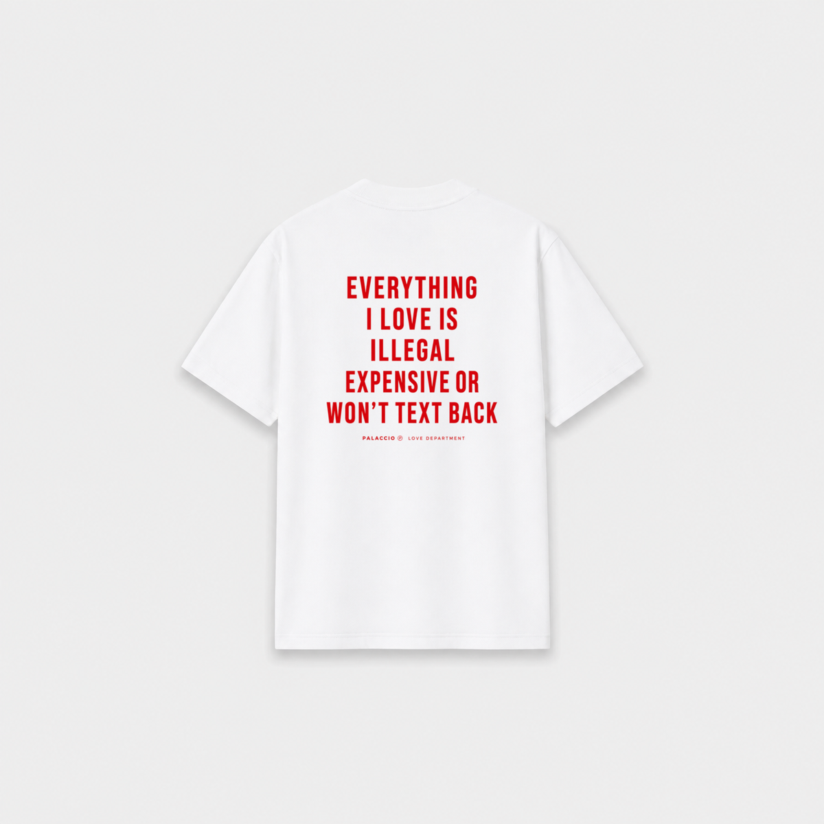 TEXT BACK T-SHIRT