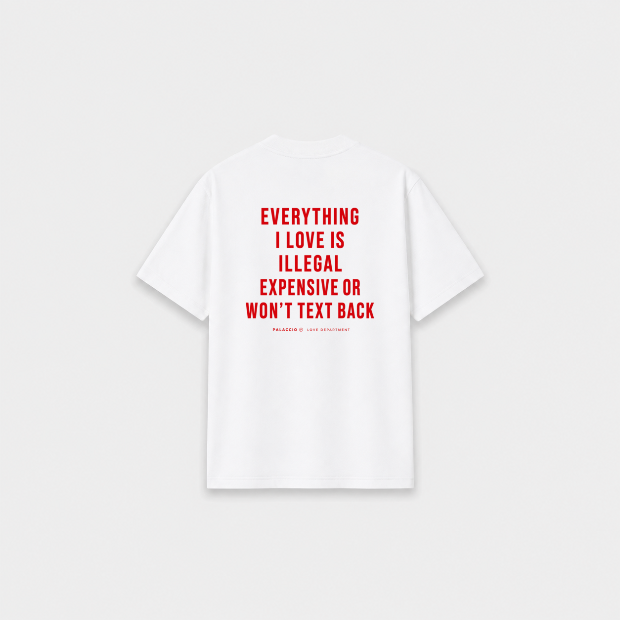 TEXT BACK T-SHIRT